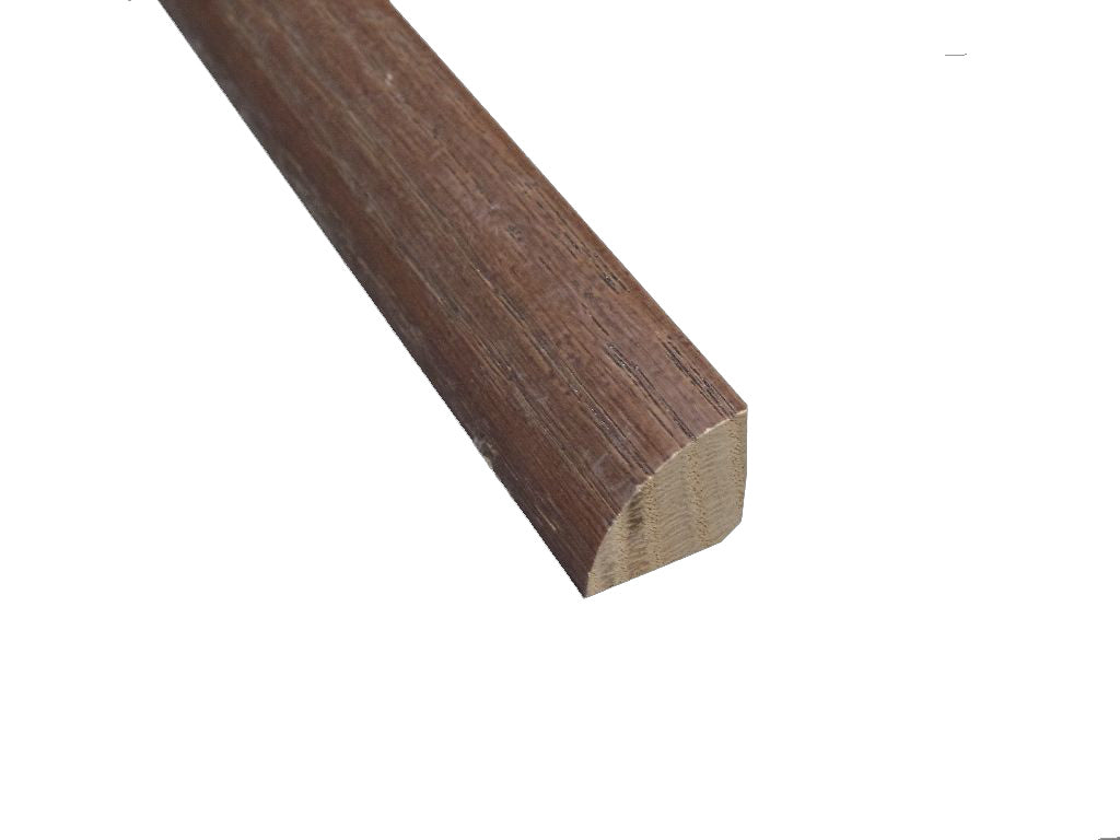 Prefinished Red Oak Mocha 3/4 in. Tall x 0.75 in. Wide x 8 ft. Length Quarter Round