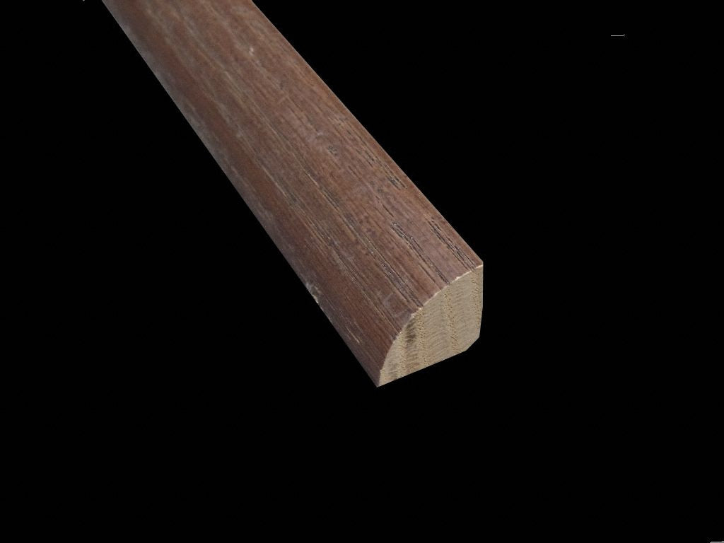 Prefinished Red Oak Mocha 3/4 in. Tall x 0.75 in. Wide x 8 ft. Length Quarter Round