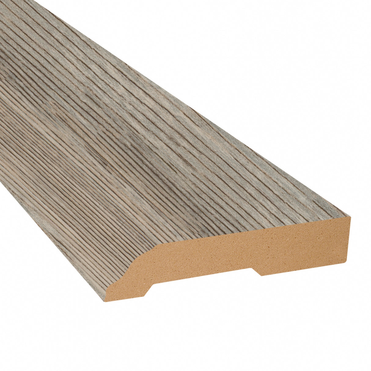 Edgewater Oak Vinyl 3.25 in wide x 7.5 ft Length Baseboard
