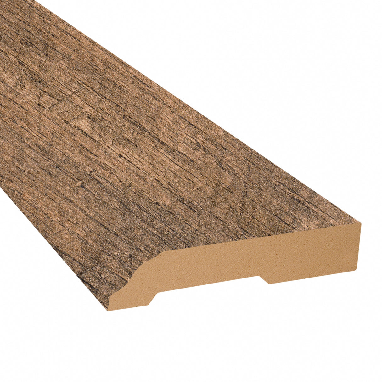 Calico Oak Laminate 3-1/4 in. Tall x 0.63 in. Thick x 7.5 ft. Length Baseboard