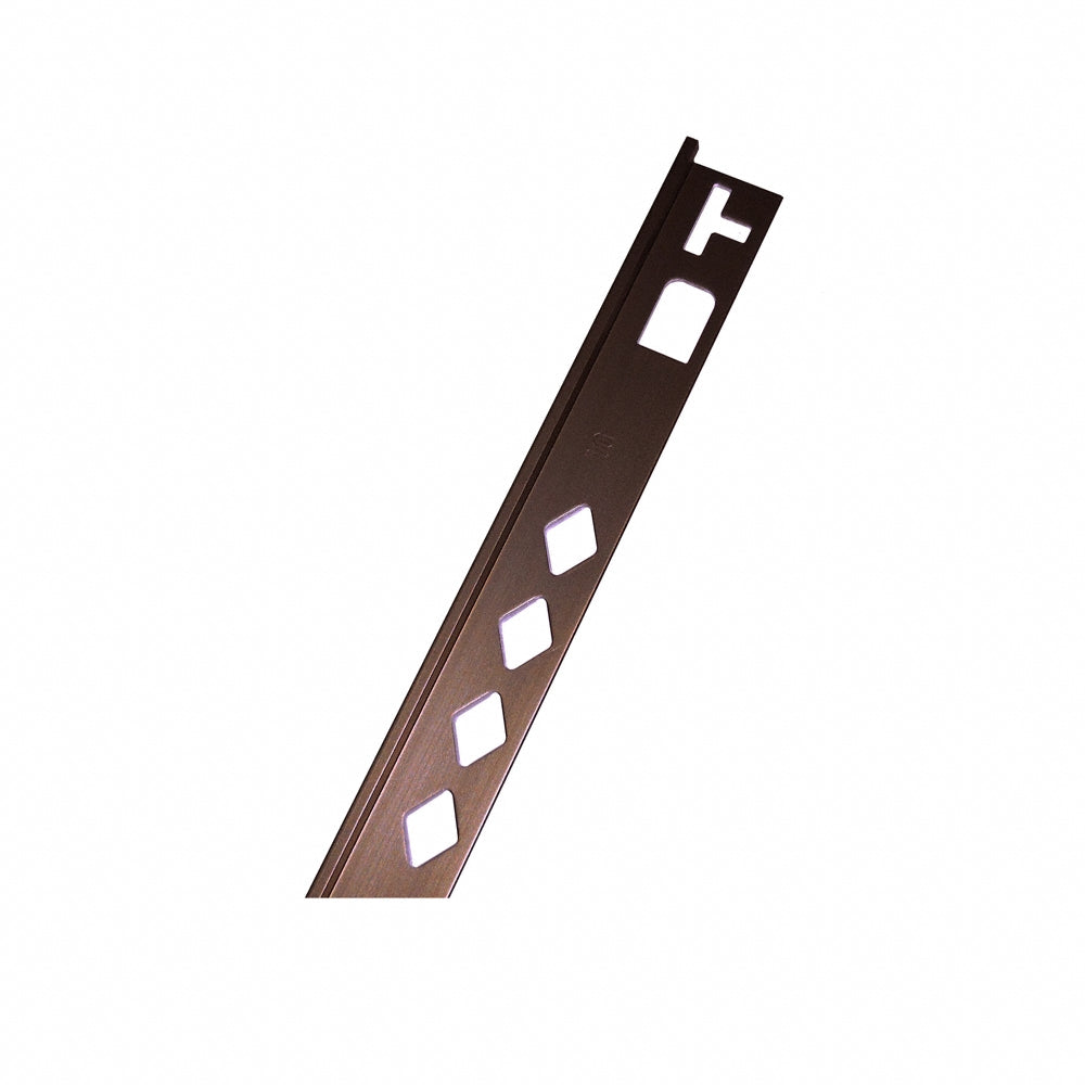 3/8" x 96" Dark Bronze Tile L-Edge