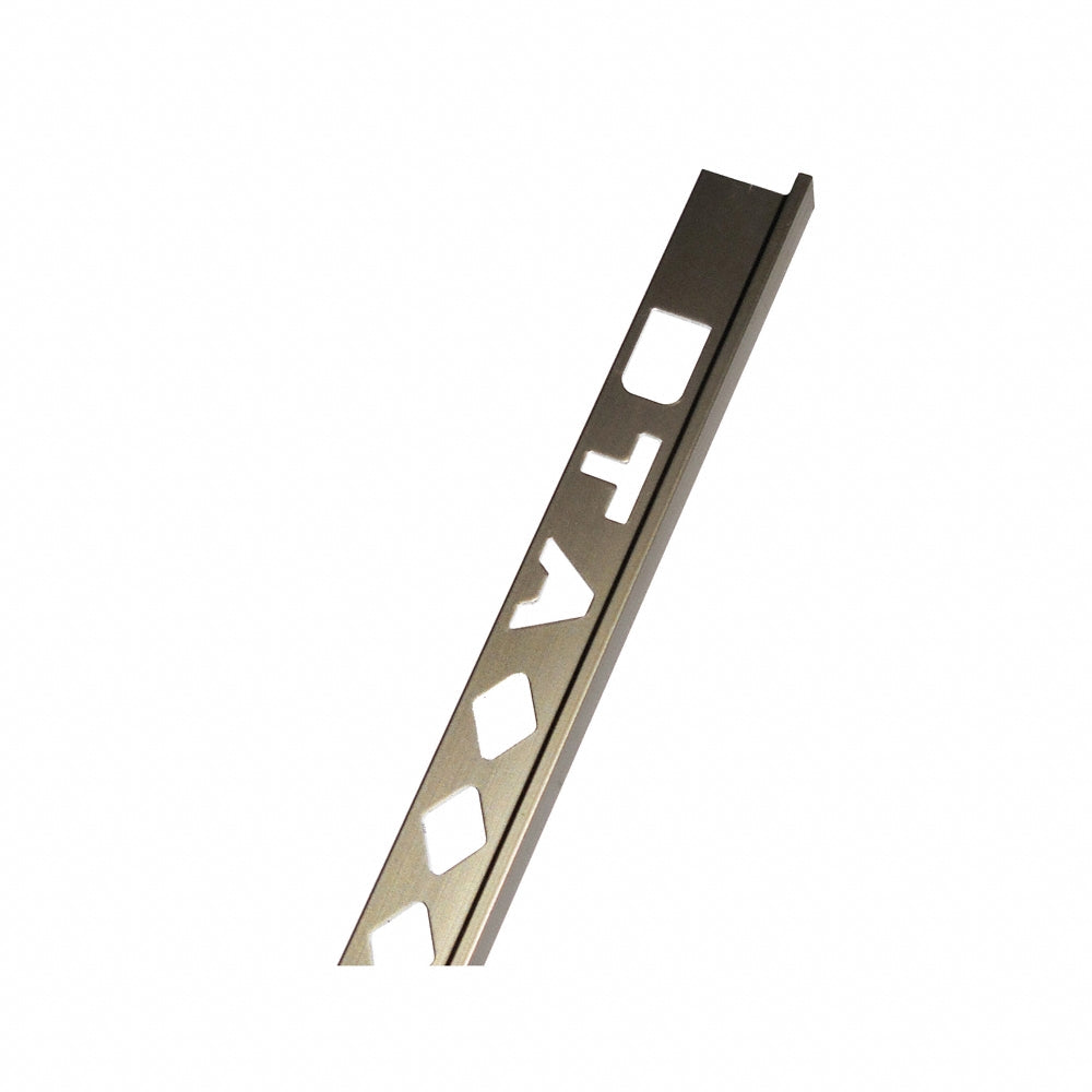 3/8" x 96" Satin Nickel Tile L-Edge