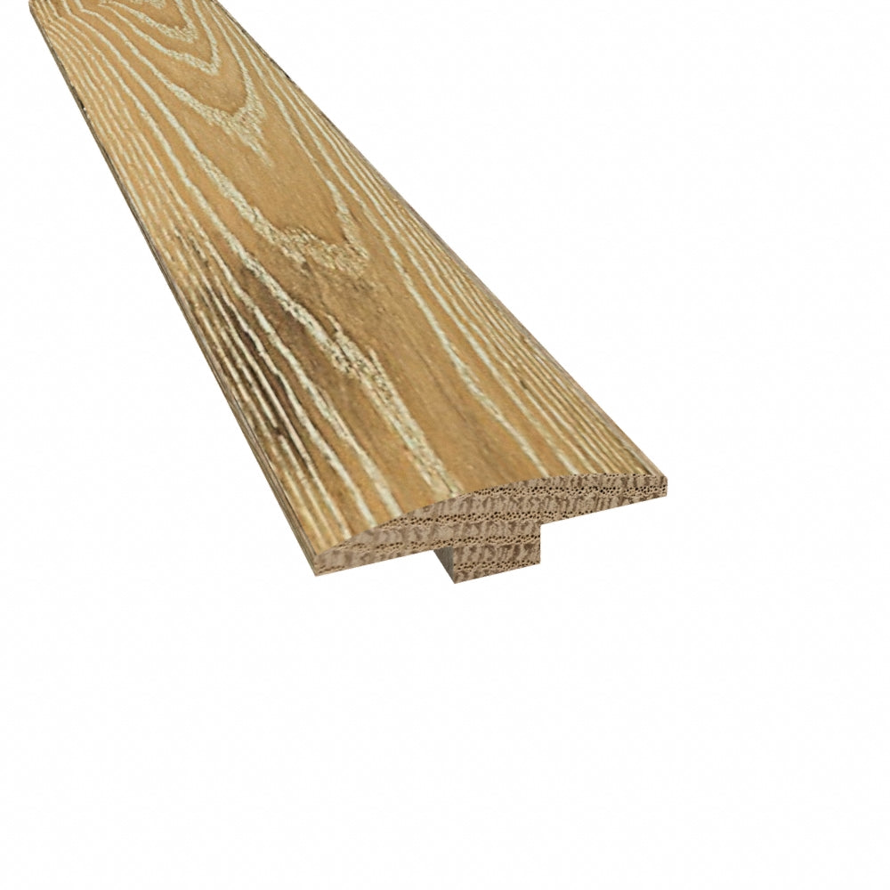 Prefinished Vintage French Oak Distressed 2 in. Wide x 6.5 ft. Length T-Molding