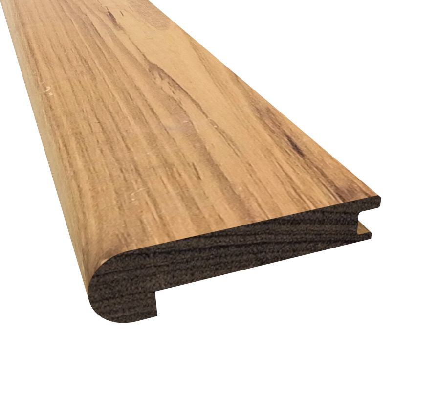 Prefinished Matte Brazilian Pecan 1/2 in. Thick x 2.75 in. Wide x 6.5 ft. Length Stair Nose
