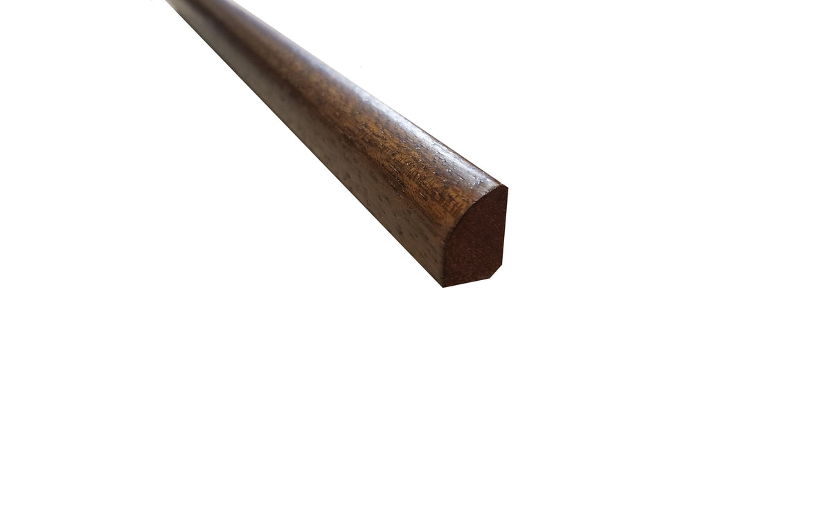 Prefinished Brazilian Chestnut 3/4 in. Tall x 0.5 in. Wide x 6.5 ft. Length Shoe Molding