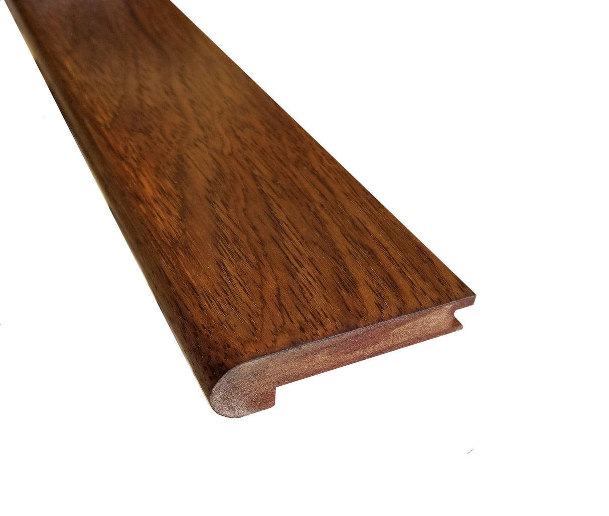 Prefinished Brazilian Chestnut 1/2 in. Thick x 2.75 in. Wide x 6.5 ft. Length Stair Nose