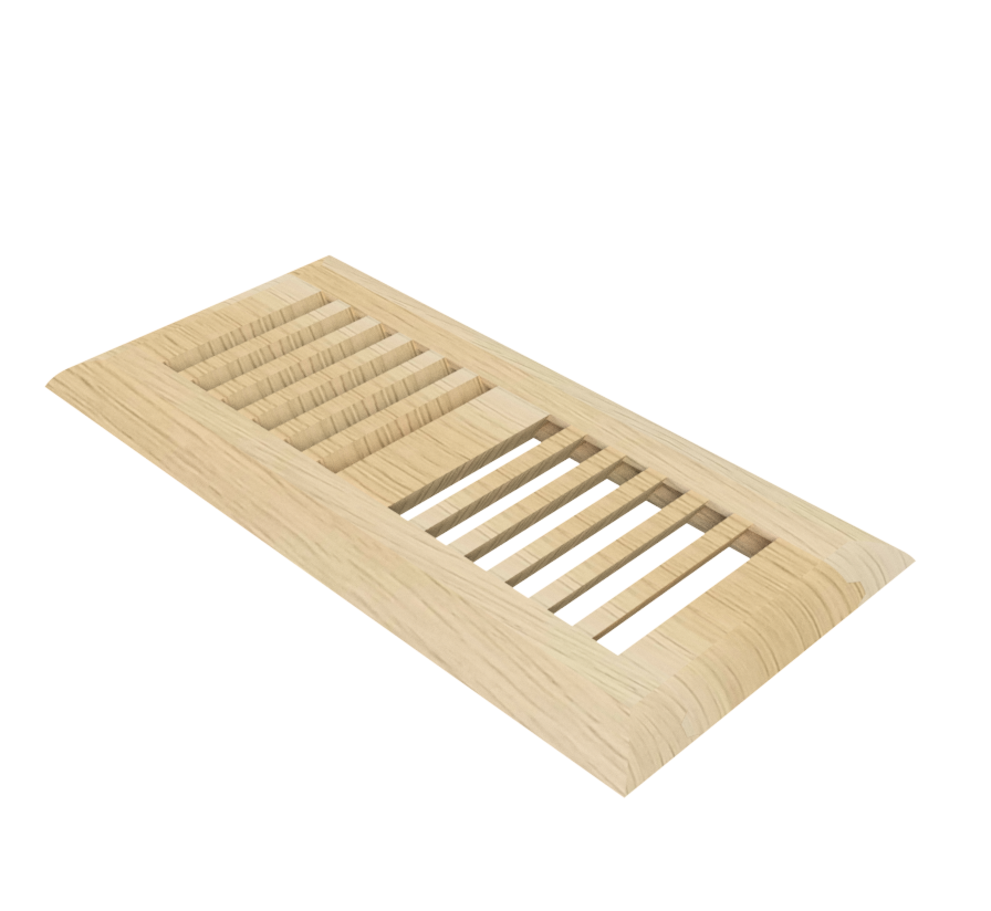 4" x 10" Unfinished White Oak Drop In Grill