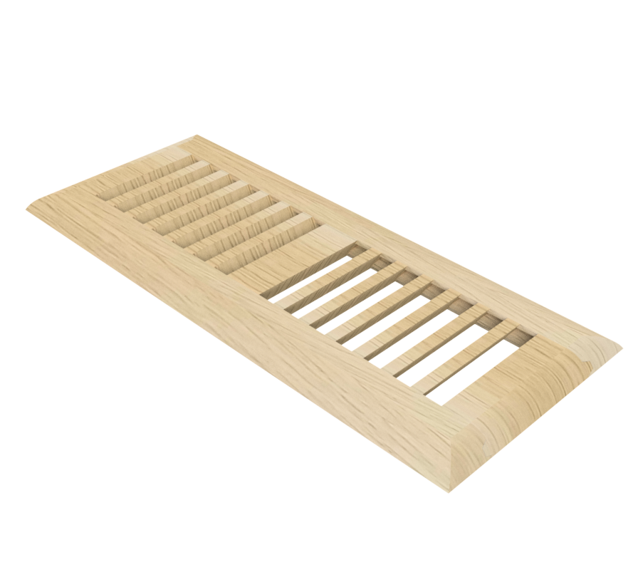 4" x 12" Unfinished White Oak Drop In Grill