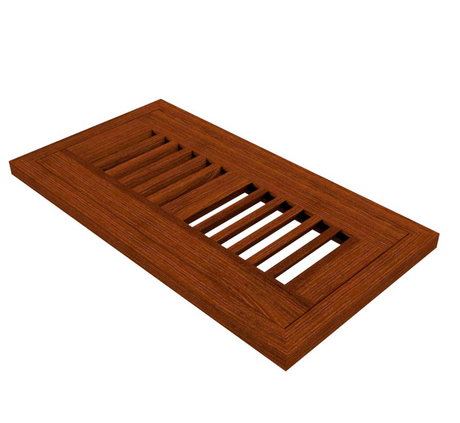 4" x 10" Brazilian Cherry 1/2" Flush Grill