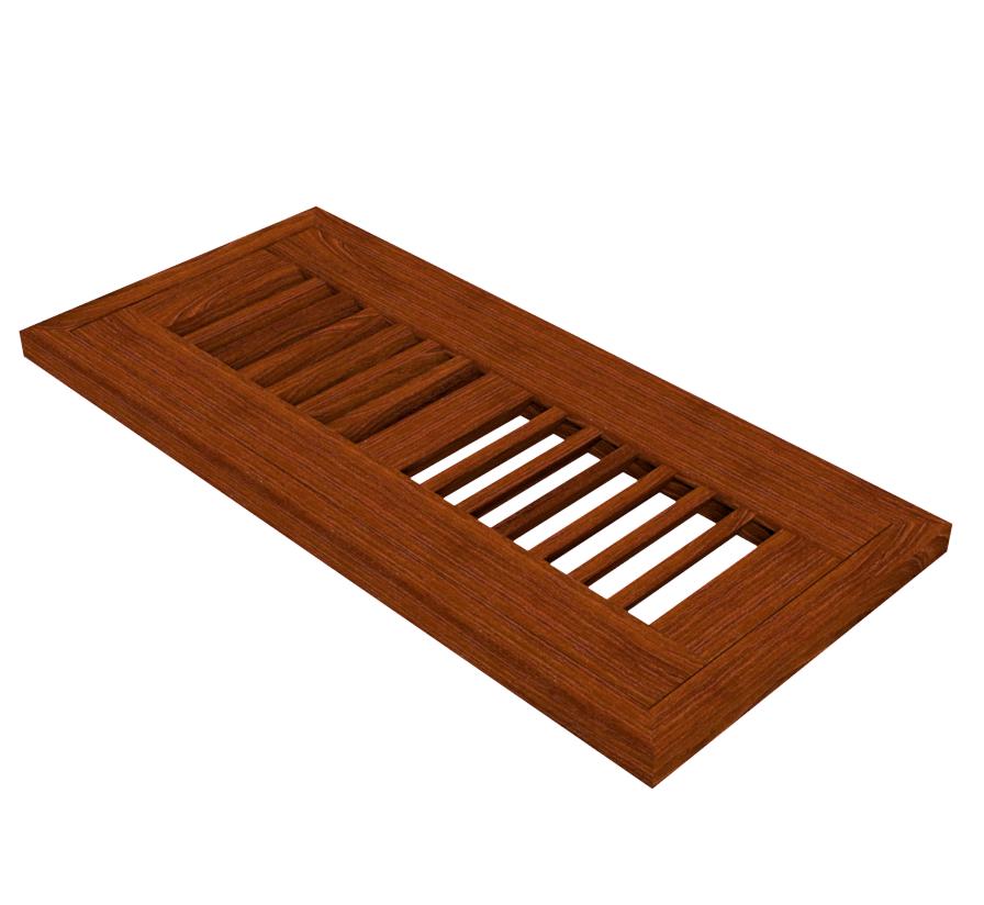 4" x 12" Brazilian Cherry 1/2" Flush Grill