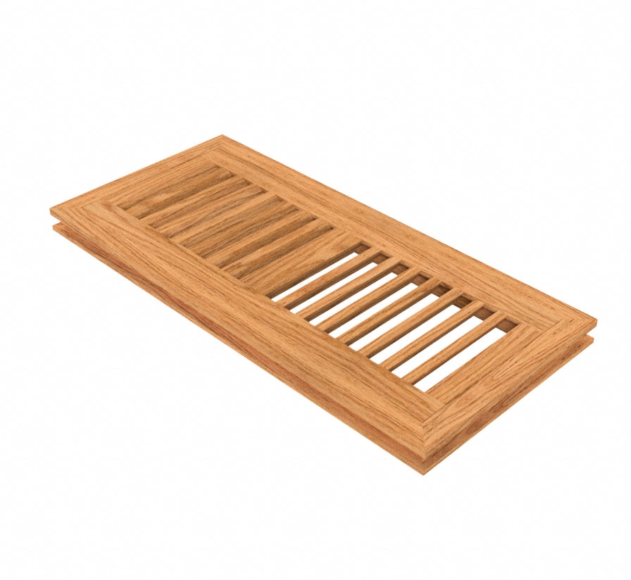 4" x 12" Red Oak Flush Grill
