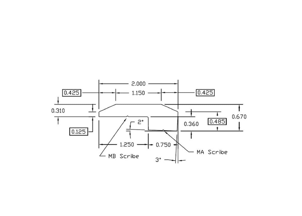 Prefinished Matte Brazilian Chestnut 2 in. Wide x 6.5 ft. Length Threshold