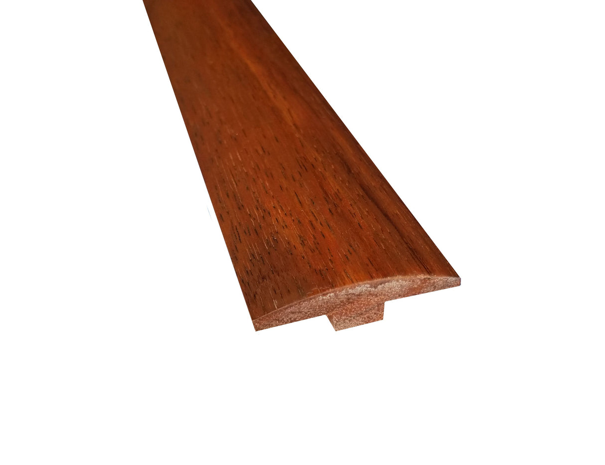 Prefinished Matte Brazilian Chestnut 2 in. Wide x 6.5 ft. Length T-Molding