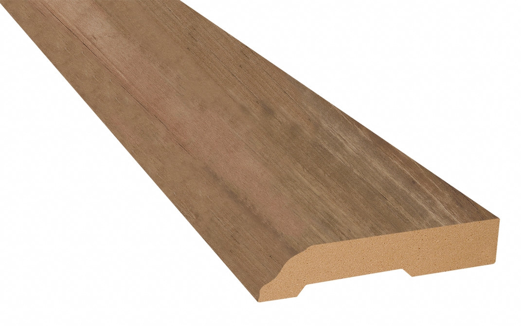 Rustic Reclaimed Oak Vinyl 3.25 in wide x 7.5 ft Length Baseboard