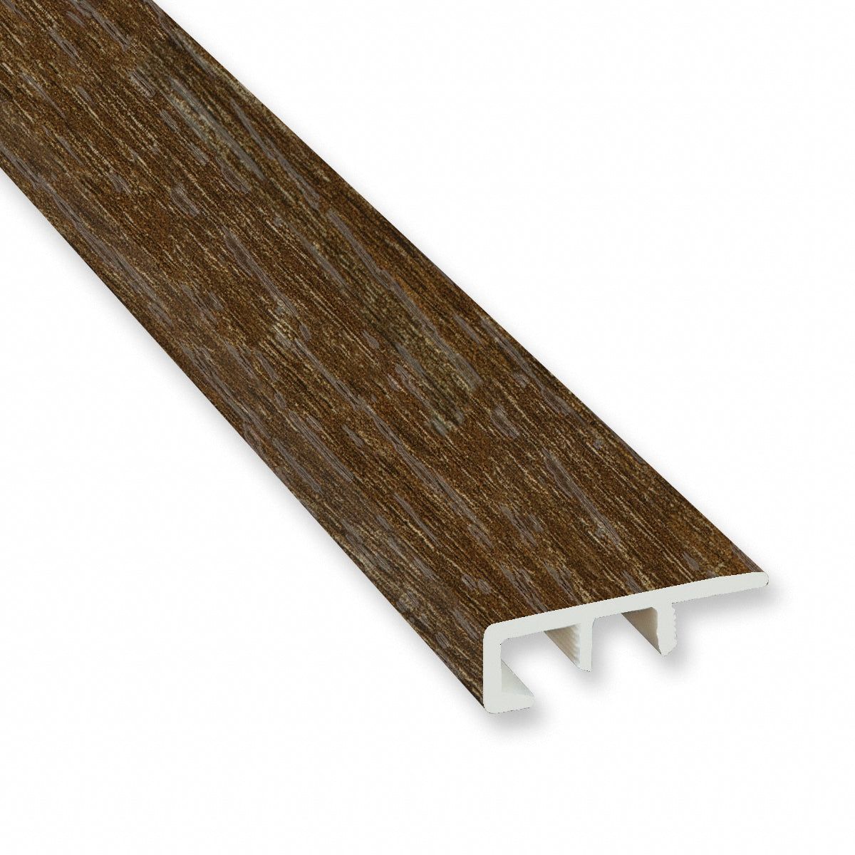 Copper Barrel Oak Vinyl Waterproof 1.5 in wide x 7.5 ft Length End Cap