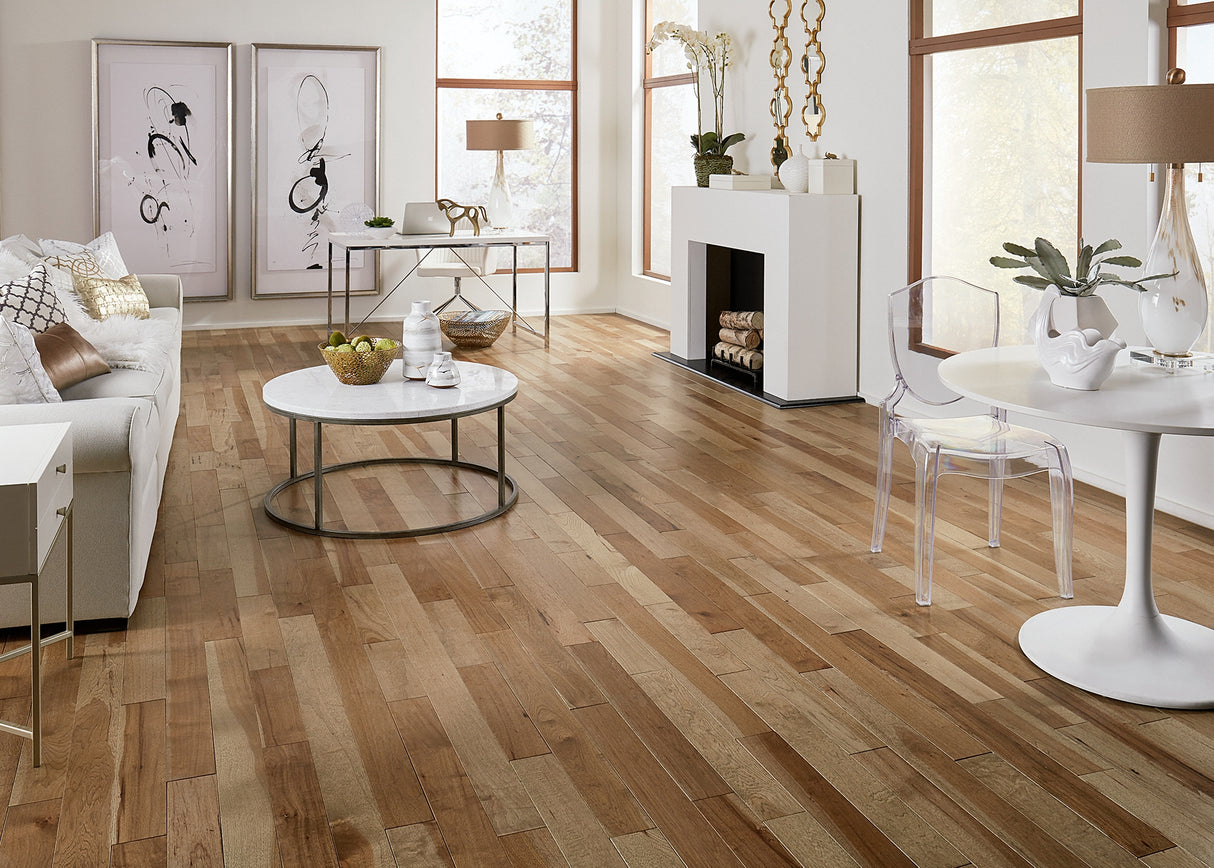 3/4 in. Copper Ridge Hickory Prefinished Solid Hardwood Flooring 4 in. Wide
