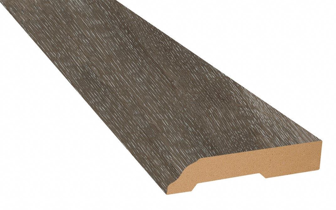 Fieldstone Oak Vinyl 3.25 in wide x 7.5 ft Length Baseboard