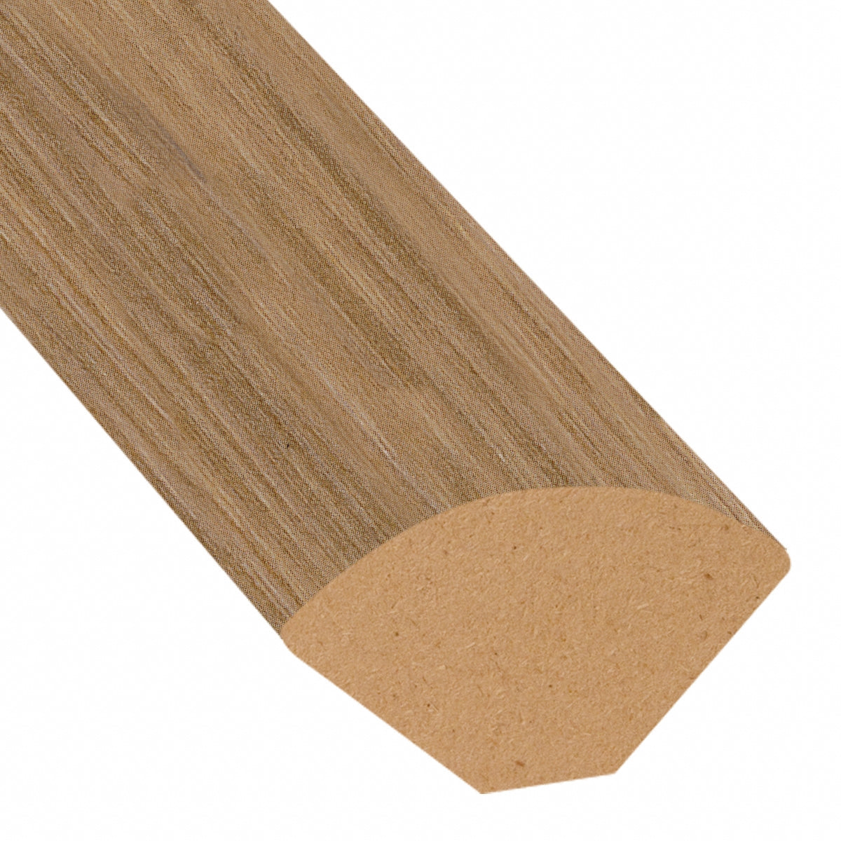Mojave Hickory Vinyl 0.75 in wide x 7.5 ft length Quarter Round