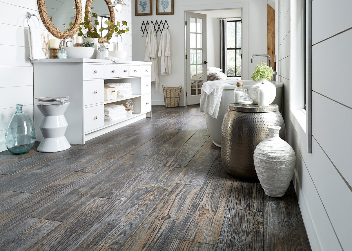 48"x8" AV UL Boardwalk Oak Porcelain Tile- Stack Out - 939.46 Sq. Ft.