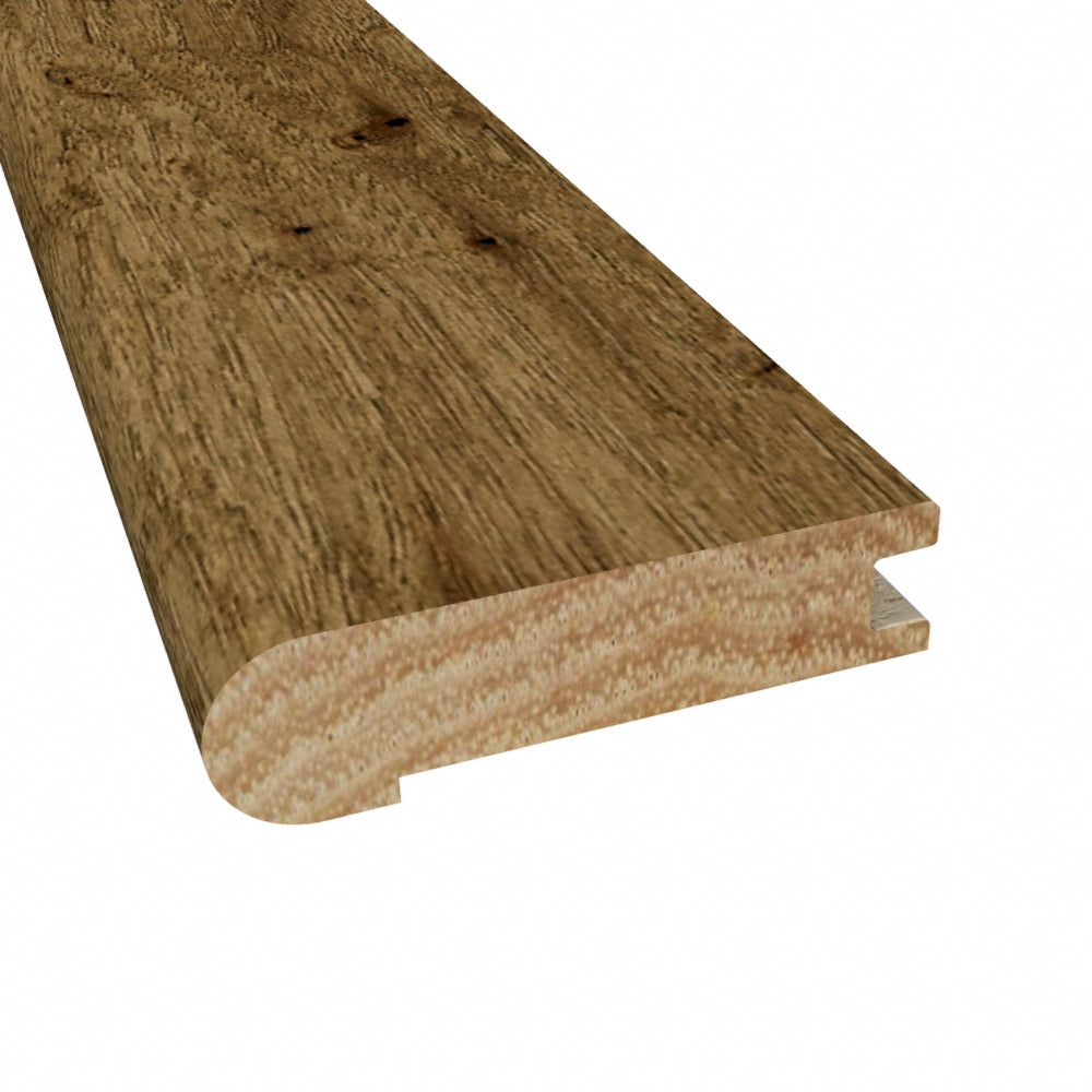 Prefinished Copper Ridge Hickory 3/4 in. Thick x 3.13 in. Wide x 6.5 ft. Length Stair Nose