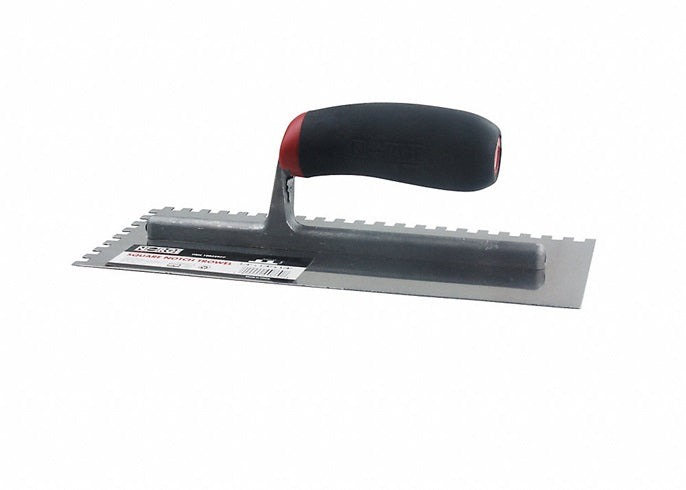 1/2" x 1/2" x 1/2" Square-Notch Trowel
