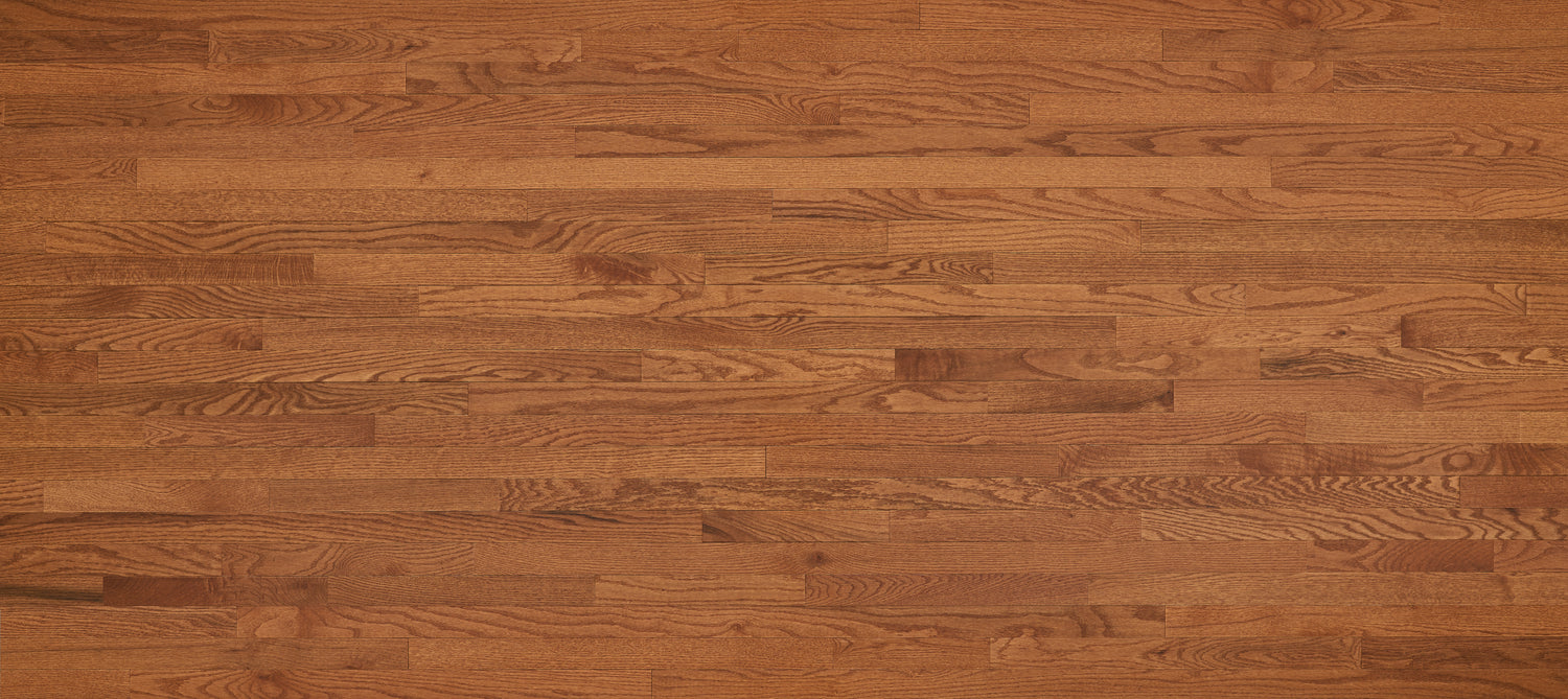 3/4 in. Gunstock Oak Prefinished Solid Hardwood Flooring 2.25 in. Wide