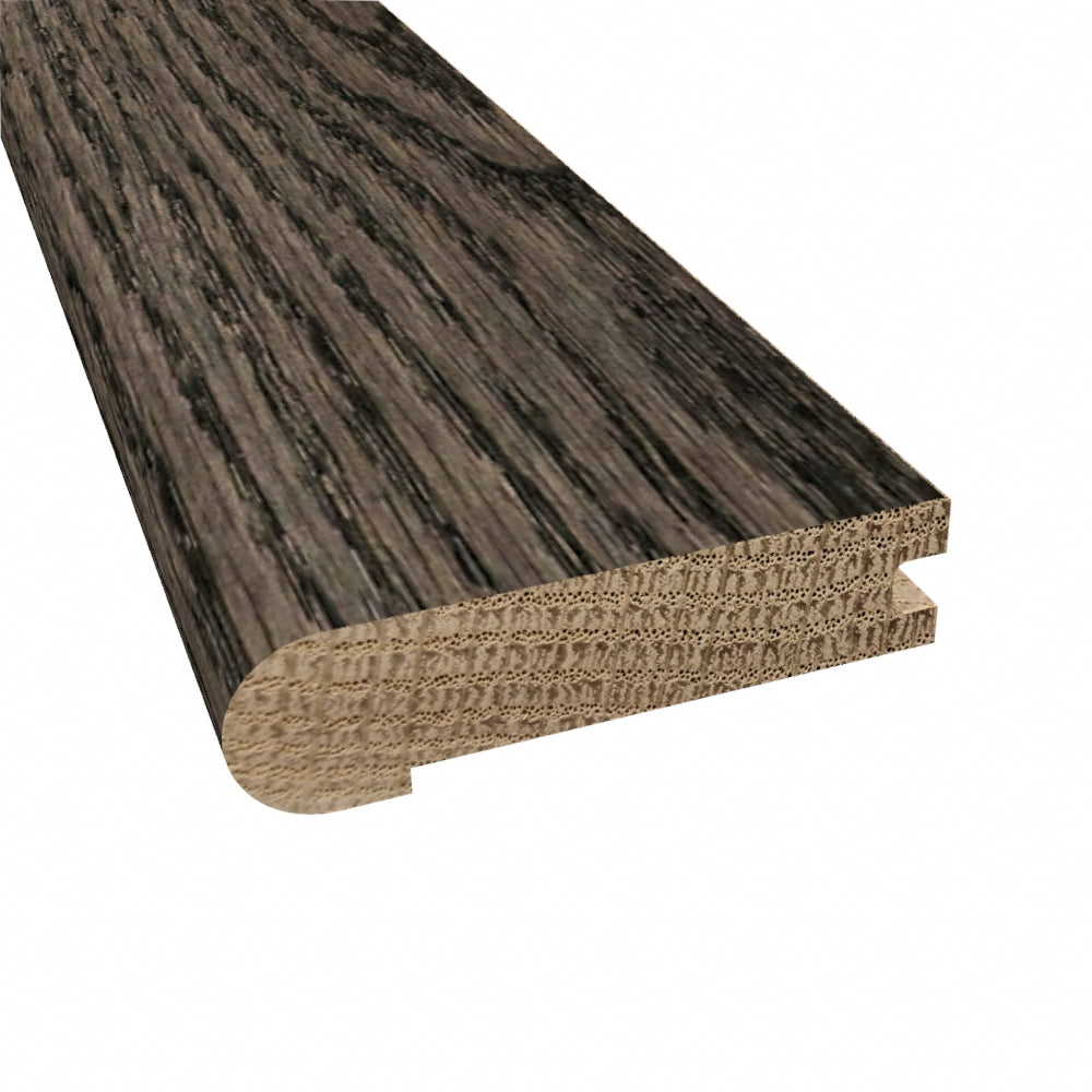 Prefinished Gray Fox Oak 3/4 in. Thick x 3.13 in. Wide x 6.5 ft. Length Stair Nose
