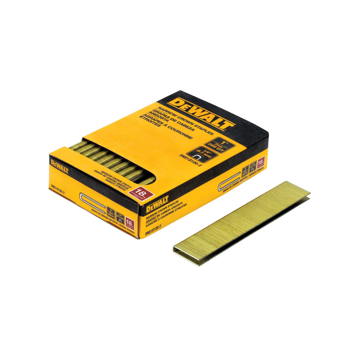 1" 18ga. Staples 2500-Count