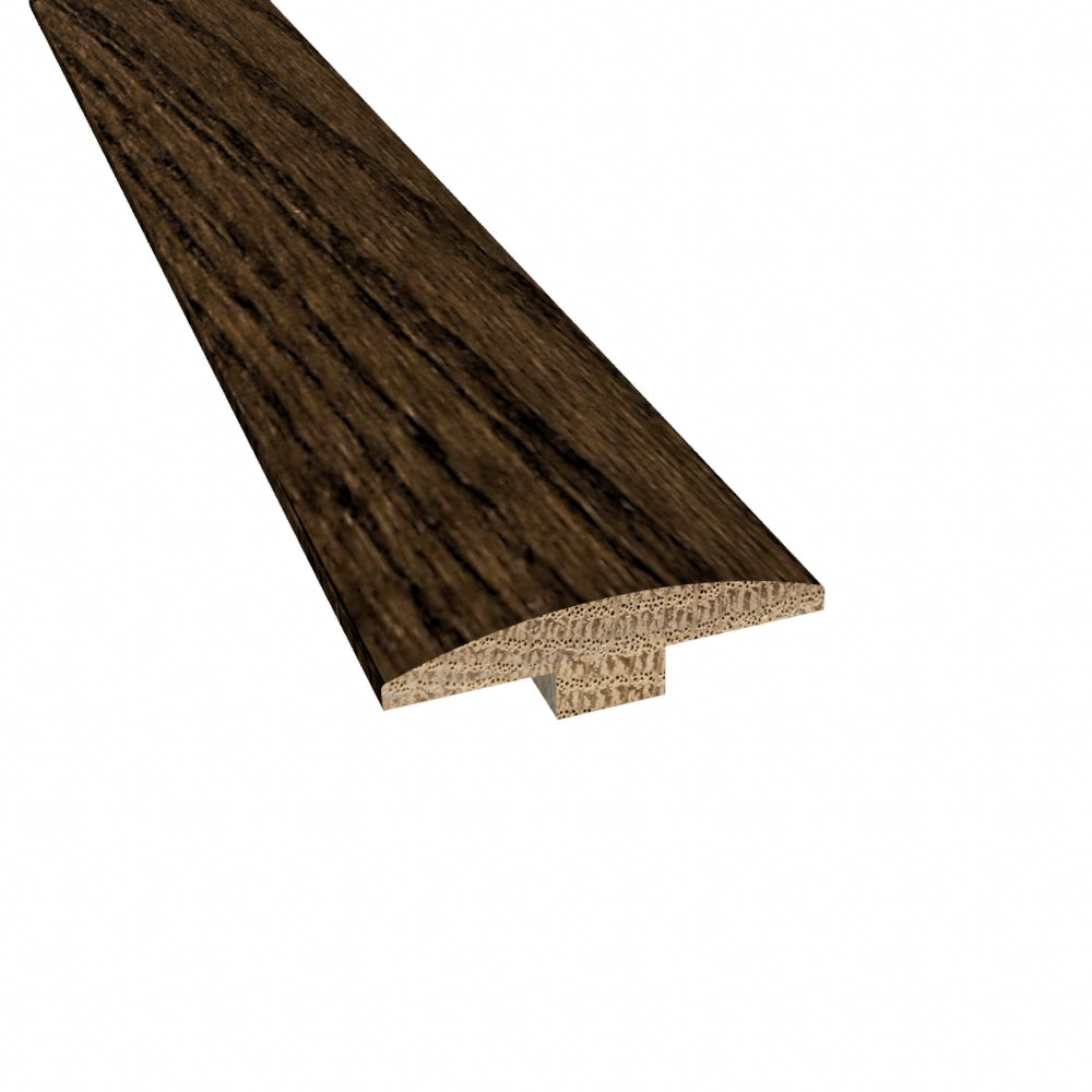 Prefinished Red Oak Mocha 2 in. Wide x 6.5 ft. Length T-Molding