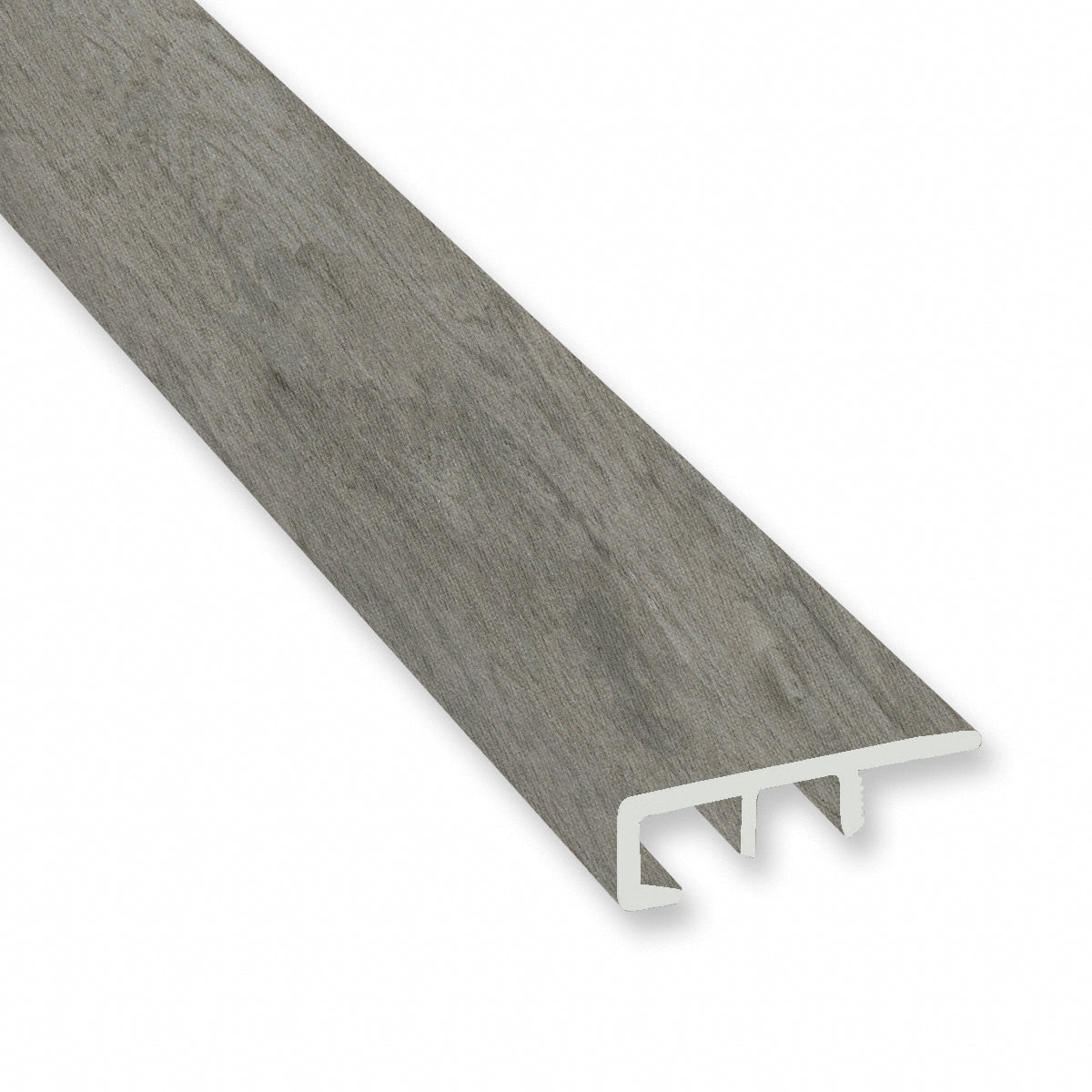 Stormy Gray Oak Vinyl Waterproof 1.5 in wide x 7.5 ft Length Low Profile End Cap