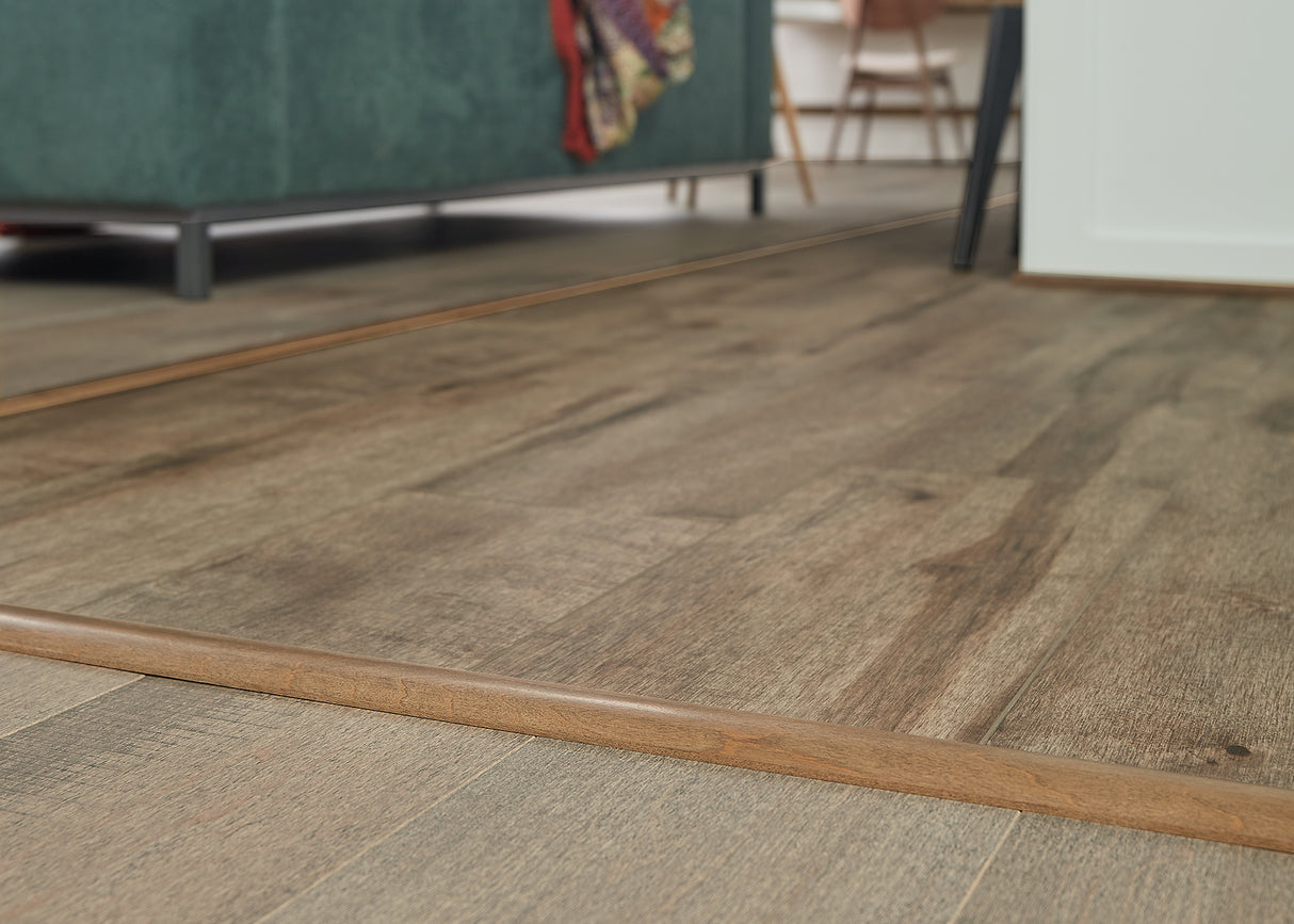 Prefinished Rattan Maple 2 in. Wide x 6.5 ft. Length T-Molding