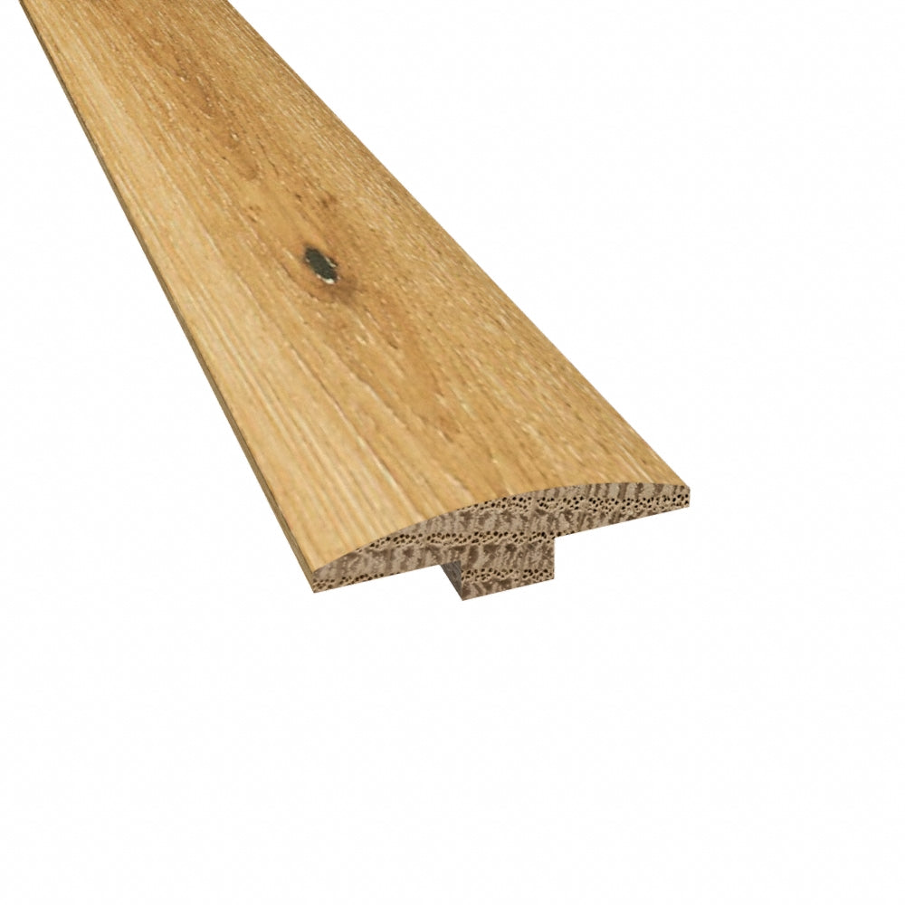 Prefinished Whispering Wheat Oak 2 in. Wide x 6.5 ft. Length T-Molding