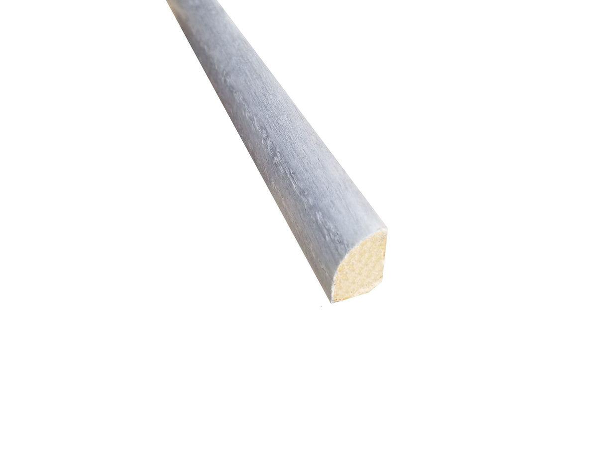 Prefinished Cashmere Gray Oak 3/4 in. Tall x 0.5 in. Wide x 6.5 ft. Length Shoe Molding