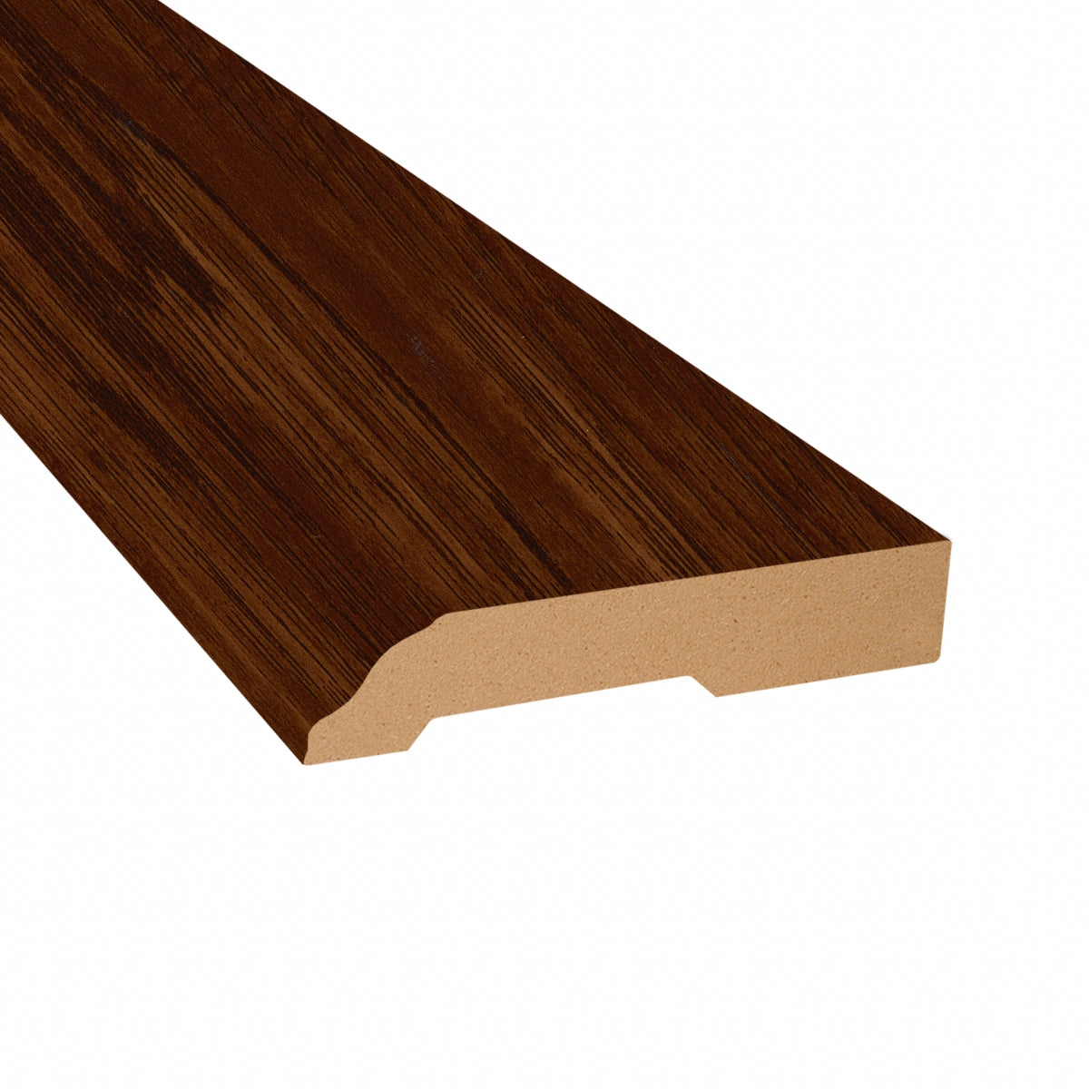 Homeland Hickory Vinyl 3.25 in wide x 7.5 ft Length Baseboard
