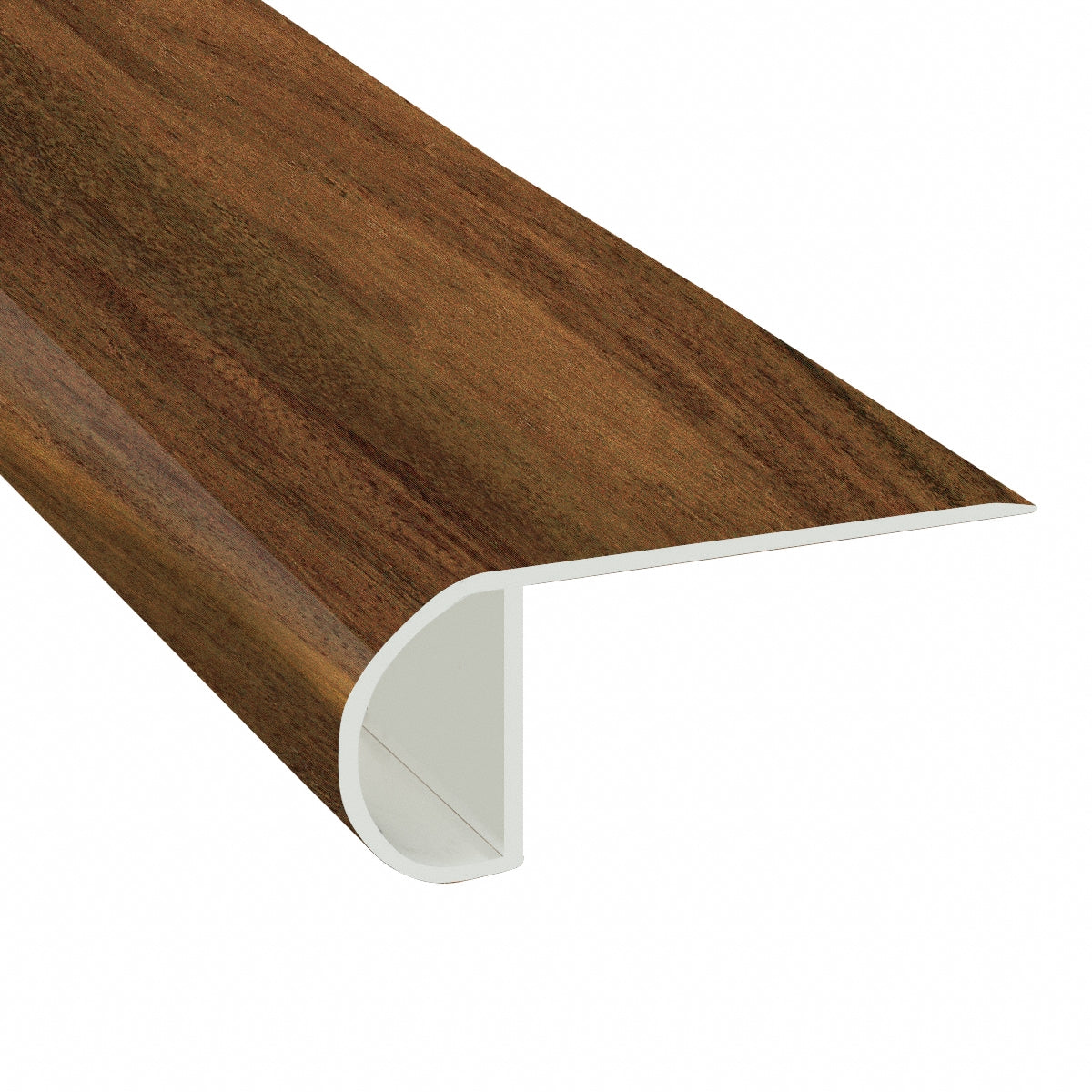 Tobacco Road Acacia Vinyl Waterproof 2.25 in wide x 7.5 ft Length Low Profile Stair Nose