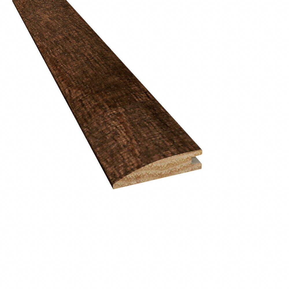 Prefinished Spanish Hickory 1.5 in. Wide x 6.5 ft. Length Reducer