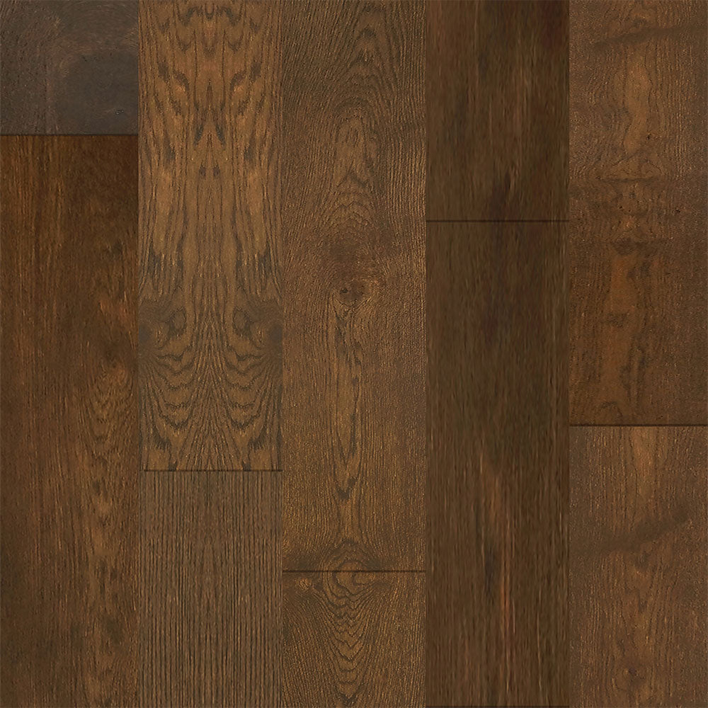 5/8 Milan White Oak Wire Brushed Prefinished Engineered Hardwood Flooring 7.5 in. Wide