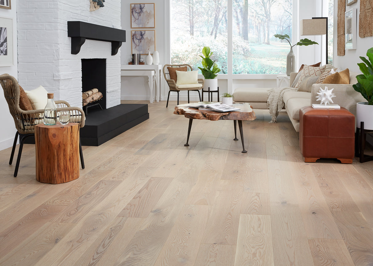 5/8 in. Vienna White Oak Prefinished Engineered Hardwood Flooring 7.5 in. Wide