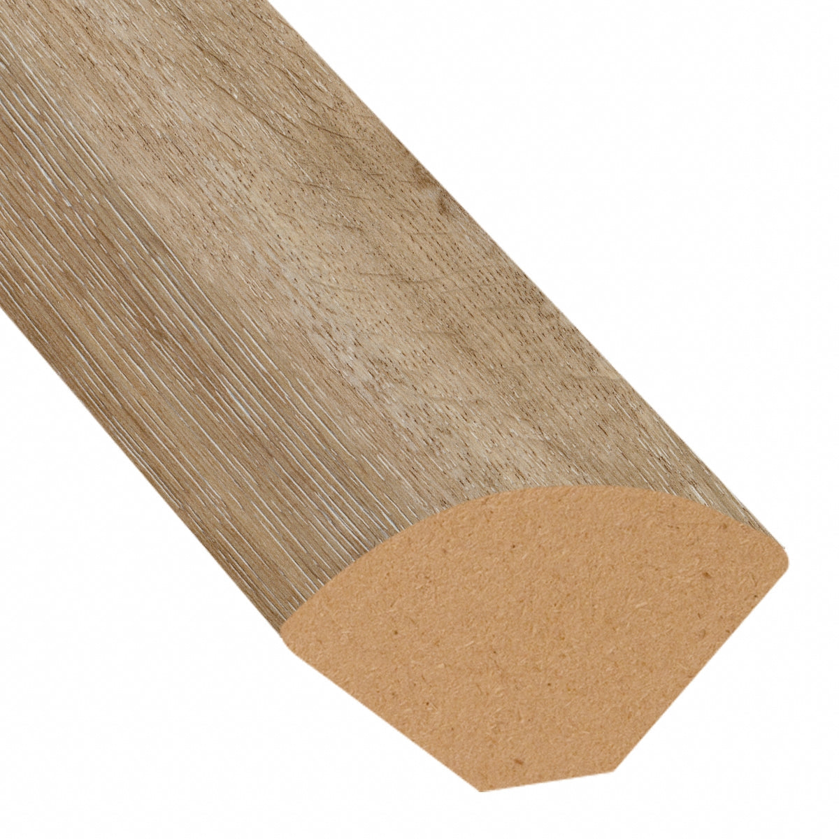 Country Bluff Oak Vinyl 0.75 in wide x 7.5 ft length Quarter Round