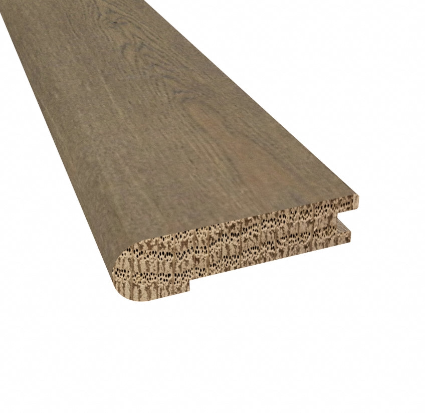 Prefinished Monaco White Oak 5/8 in. Thick x 2.75 in. Wide x 6.5 ft. Length Stair Nose