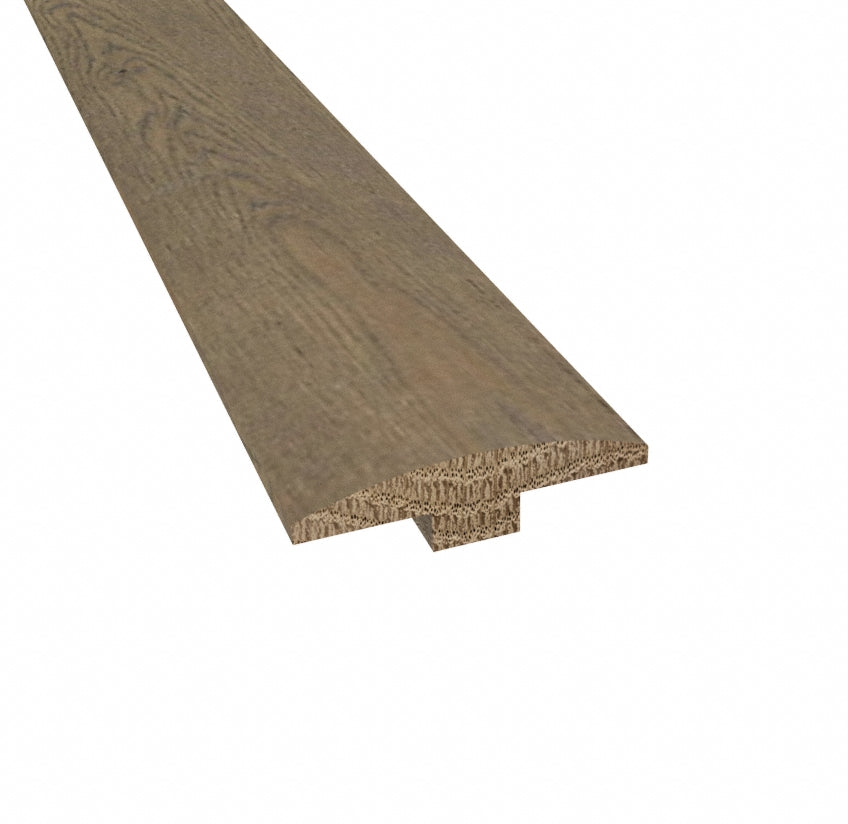 Prefinished Monaco White Oak 2 in. Wide x 6.5 ft. Length T-Molding