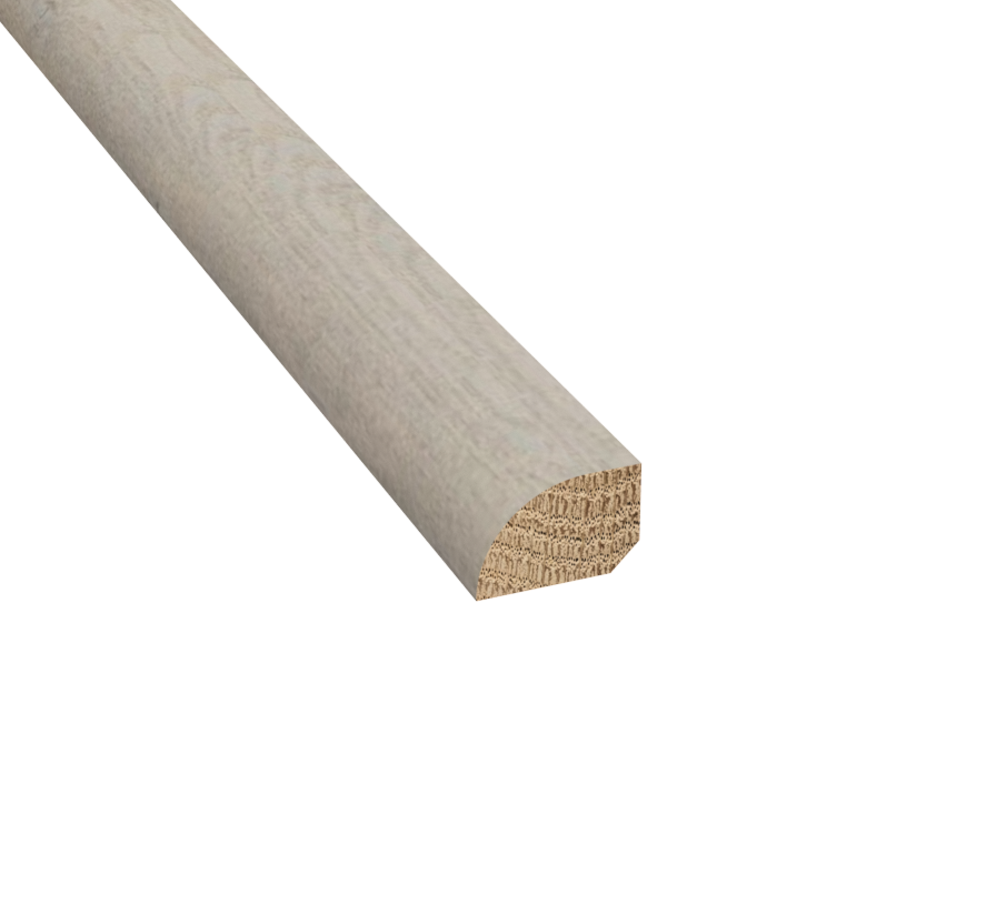 Prefinished Florene White Oak 3/4 in. Tall x 0.5 in. Wide x 6.5 ft. Length Shoe Molding