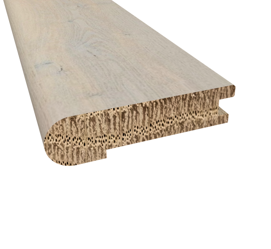 Prefinished Florence White Oak 5/8 in. Thick x 2.75 in. Wide x 6.5 ft. Length Stair Nose