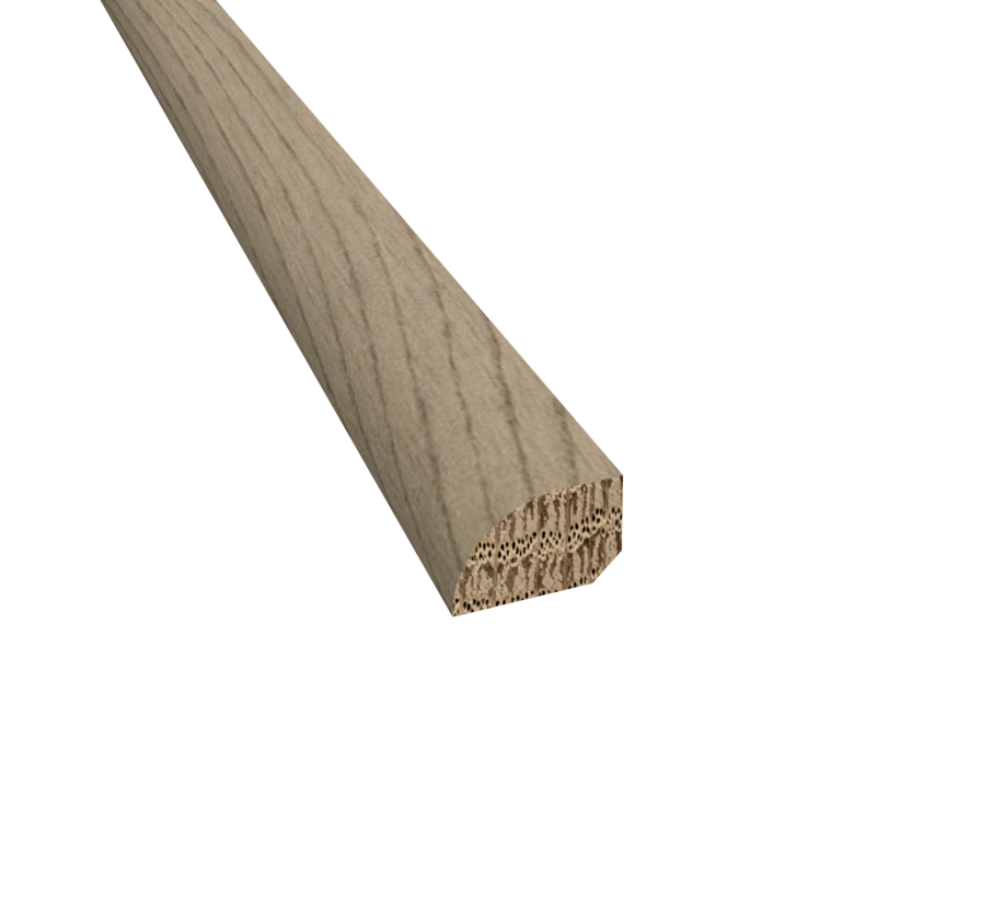Prefinished Vienna White Oak 3/4 in. Tall x 0.5 in. Wide x 6.5 ft. Length Shoe Molding