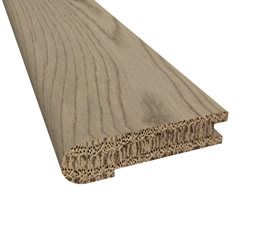 Prefinished Vienna White Oak 5/8 in. Thick x 2.75 in. Wide x 6.5 ft. Length Stair Nose