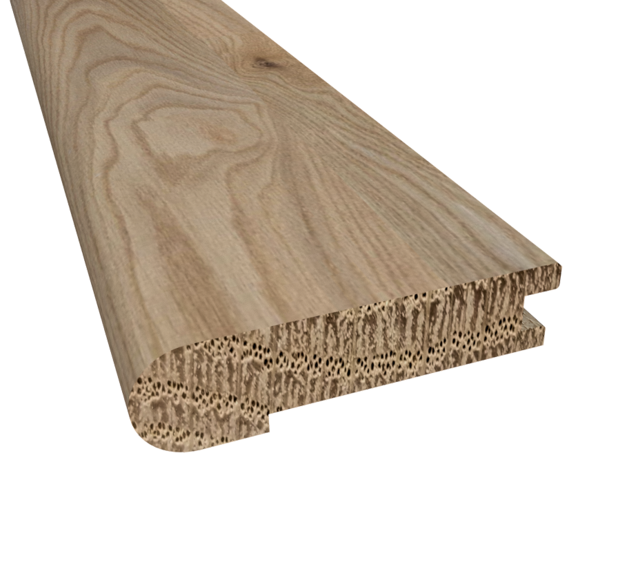Prefinished Geneva White Oak 5/8 in. Thick x 2.75 in. Wide x 6.5 ft. Length Stair Nose