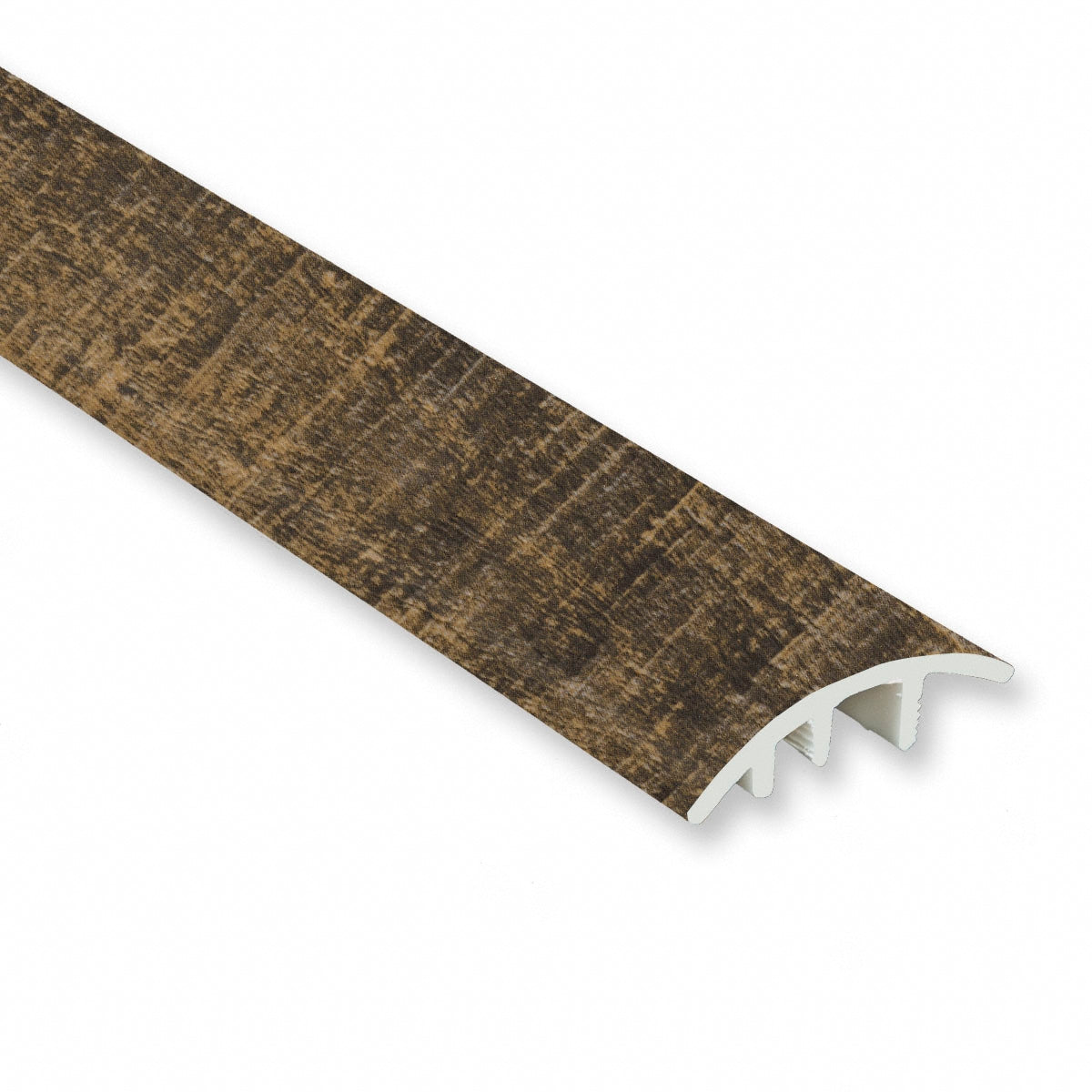 Rail Tie Oak Vinyl Waterproof 1.5 in. Wide x 7.5 ft. Length Reducer