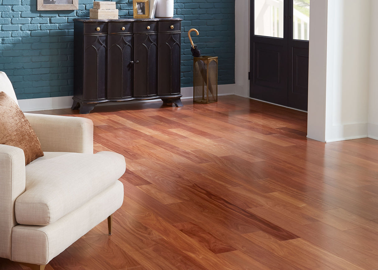 1/2 in. Santos Mahogany Prefinished Engineered Hardwood Flooring 5.13 in. Wide