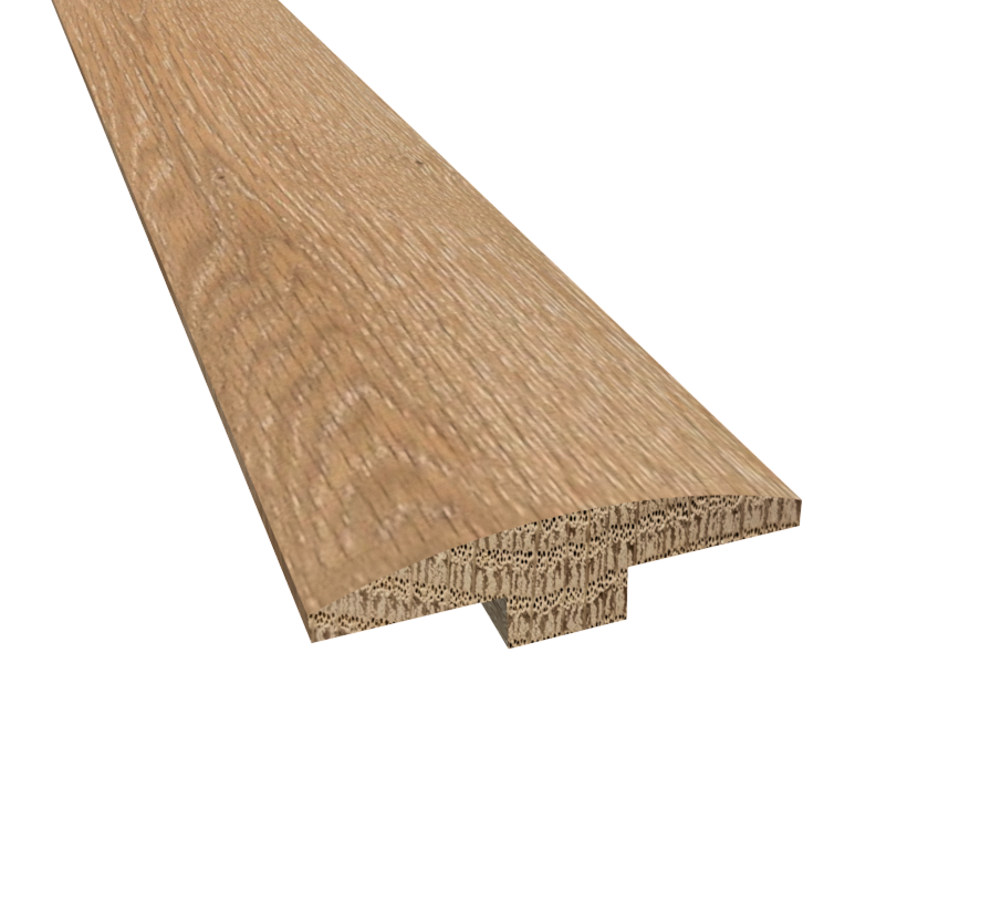 Prefinished Claire Gardens Oak 2 in. Wide x 6.5 ft. Length T-Molding