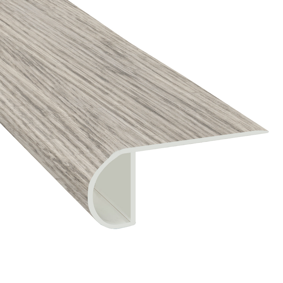 San Dimas Oak Waterproof Laminate 1in. Thick x 2.23 in. Wide x 7.5 ft. Length Low Profile Stair Nose